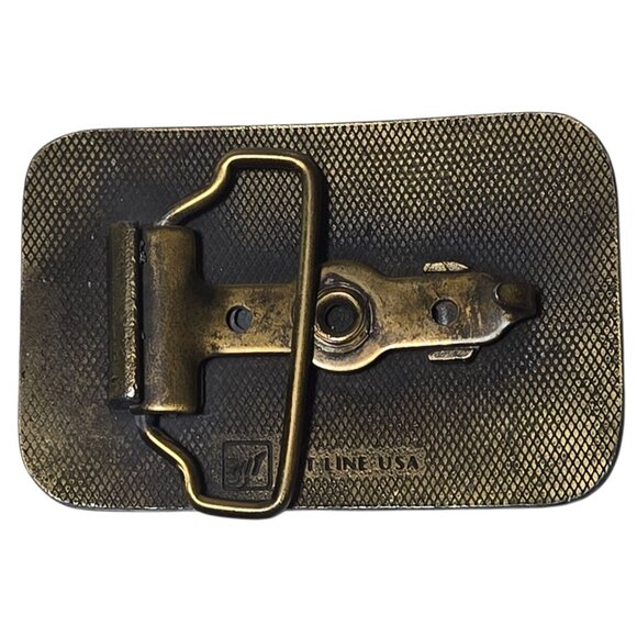 Fansler Tires Belt Buckle Garden City Kansas 1978 Vintage Advertising Promo - Picture 9 of 11